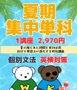 夏期集中単科